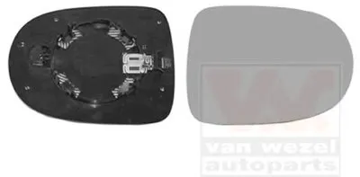 Зеркальное стекло, наружное зеркало VAN WEZEL купить
