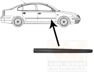 Облицовка / защитная накладка, дверь VAN WEZEL купить