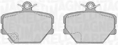 Комплект тормозных колодок, дисковый тормоз MAGNETI MARELLI купить