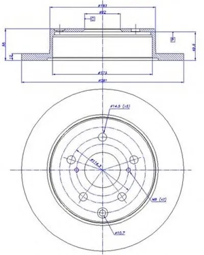 Тормозной диск CAR купить
