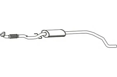 Средний глушитель выхлопных газов FENNO купить