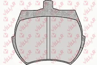 Комплект тормозных колодок, дисковый тормоз VILLAR купить