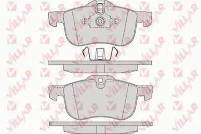 Комплект тормозных колодок, дисковый тормоз VILLAR купить