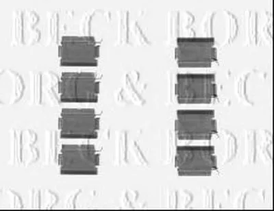 Комплектующие, колодки дискового тормоза BORG & BECK купить