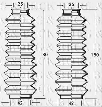 Пыльник, рулевое управление BORG & BECK купить