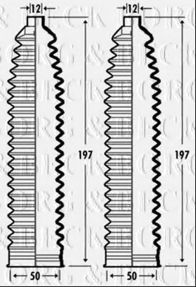 Пыльник, рулевое управление BORG & BECK купить