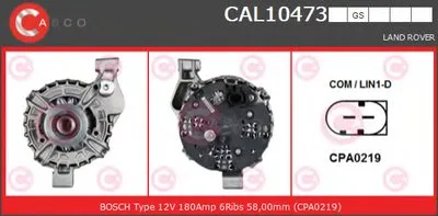 Генератор GENUINE SERIES CASCO купить