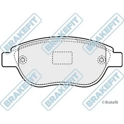Комплект тормозных колодок, дисковый тормоз Brake Fit APEC braking купить