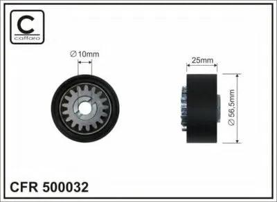 Натяжной ролик, поликлиновой  ремень CAFFARO купить