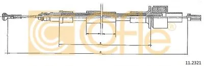 Тросик сцепления COFLE купить