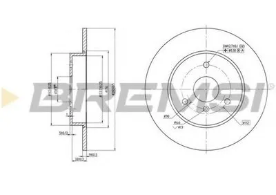 Тормозной диск BREMSI купить