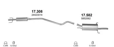 Система выпуска ОГ POLMO купить
