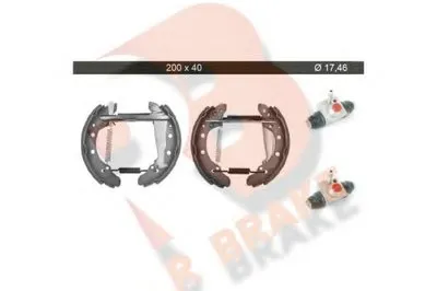 Комплект тормозных колодок R BRAKE купить