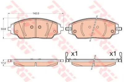 Комплект тормозных колодок, дисковый тормоз Dr!ve+ купить