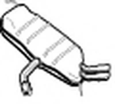 Глушитель выхлопных газов конечный WALKER купить