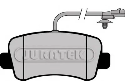 Комплект тормозных колодок, дисковый тормоз JURATEK купить