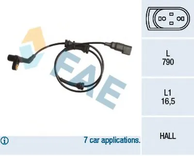 Датчик, частота вращения колеса FAE купить