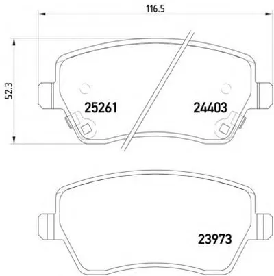Комплект тормозных колодок, дисковый тормоз HELLA купить
