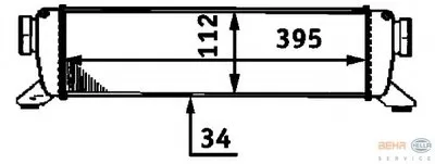 Интеркулер BEHR HELLA SERVICE HELLA купить