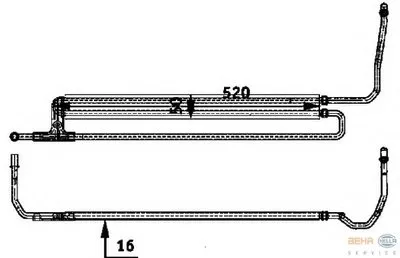 Масляный радиатор, рулевое управление BEHR HELLA SERVICE HELLA купить