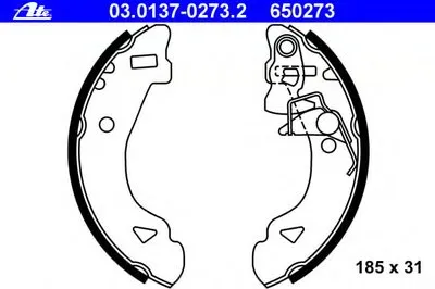 Комплект тормозных колодок ATE купить