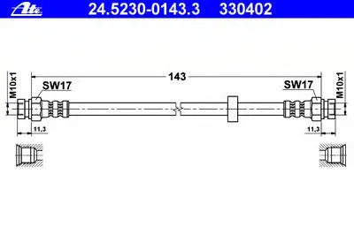 Тормозной шланг ATE купить