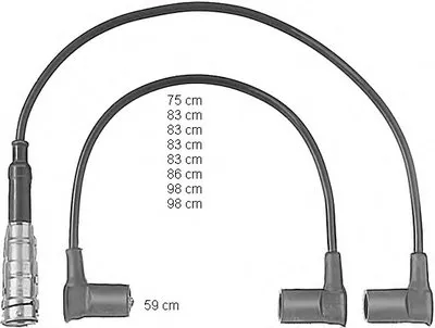 Комплект проводов зажигания BERU купить