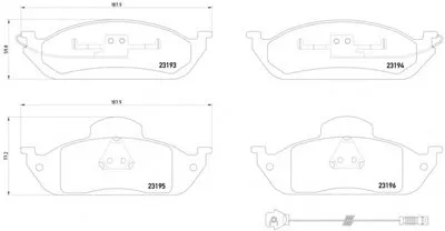 Комплект тормозных колодок, дисковый тормоз HELLA PAGID купить