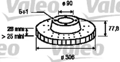 Тормозной диск VALEO купить