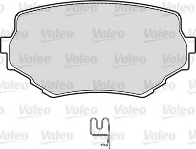 Комплект тормозных колодок, дисковый тормоз VALEO купить
