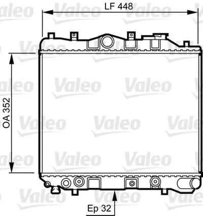 Радиатор, охлаждение двигателя VALEO купить