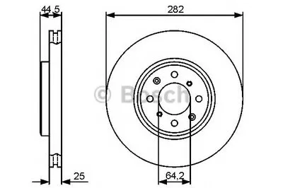 Тормозной диск BOSCH купить