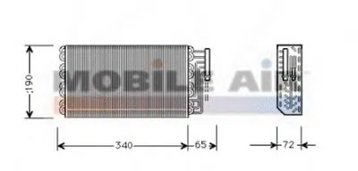 Испаритель, кондиционер VAN WEZEL купить