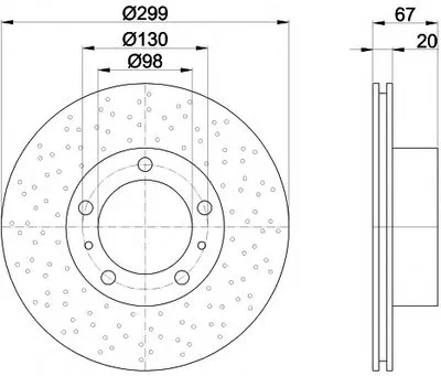 Тормозной диск OE-Line TEXTAR купить