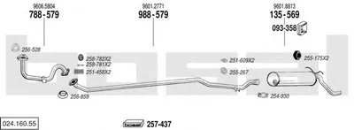 Система выпуска ОГ BOSAL купить