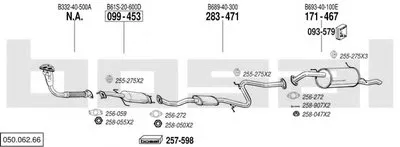 Система выпуска ОГ BOSAL купить