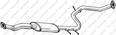 Средний глушитель выхлопных газов BOSAL купить
