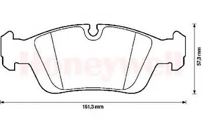 Комплект тормозных колодок, дисковый тормоз JURID купить