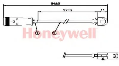 Сигнализатор, износ тормозных колодок JURID купить