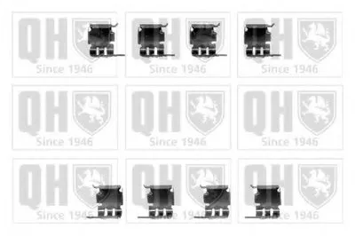 Комплектующие, колодки дискового тормоза QUINTON HAZELL купить