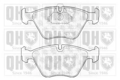 Комплект тормозных колодок, дисковый тормоз QUINTON HAZELL купить