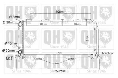 Радиатор, охлаждение двигателя QUINTON HAZELL купить