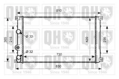 Радиатор, охлаждение двигателя QUINTON HAZELL купить