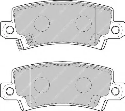 Комплект тормозных колодок, дисковый тормоз PREMIER FERODO купить