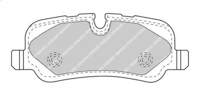 Комплект тормозных колодок, дисковый тормоз PREMIER FERODO купить