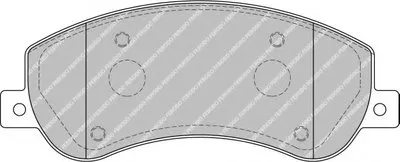 Комплект тормозных колодок, дисковый тормоз PREMIER FERODO купить
