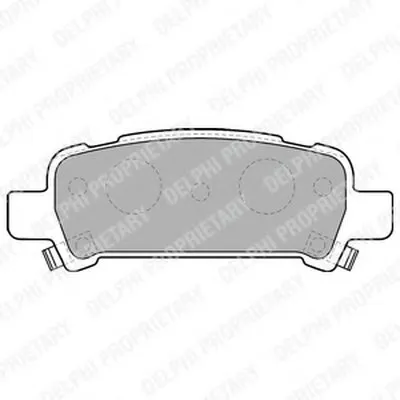 Комплект тормозных колодок, дисковый тормоз DELPHI купить