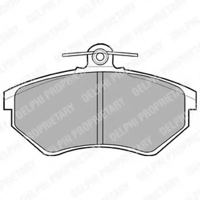 Комплект тормозных колодок, дисковый тормоз DELPHI купить