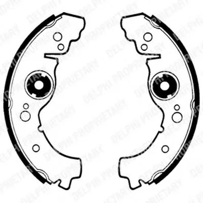 Комплект тормозных колодок DELPHI купить