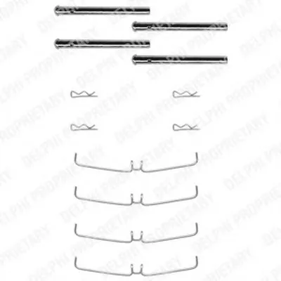 Комплектующие, колодки дискового тормоза DELPHI купить